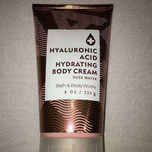 BATH & BODY WORKS HYALURONIC ACID BODY CREAM ROSE WATER